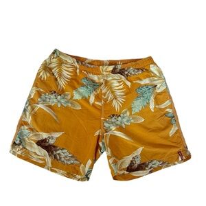 Vtg Tommy Bahama Swim Trunks Men’s Large 100% Nylon Mesh Lined Ripstop Floral